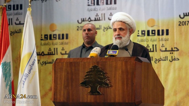 Sheikh Naim Qassem: Palestinian never be defeated but will keep resistance against Zionist regime