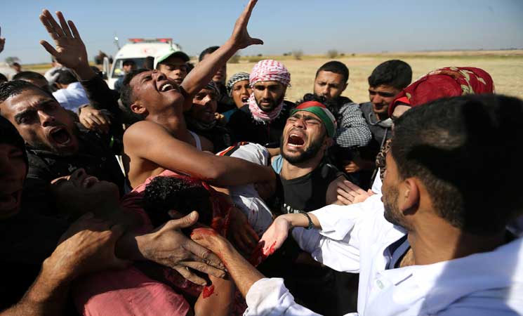 غزة تودع كوكبة من شهداء مليونية العودة