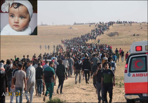 استشهاد "رضيعة" يرفع شهداء مليونية العودة إلى 61 شهيدًا