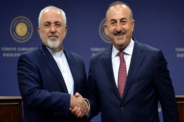 ایران اور ترک وزراء خارجہ کی فلسطین کی تازہ ترین صورتحال کے بارے میں گفتگو