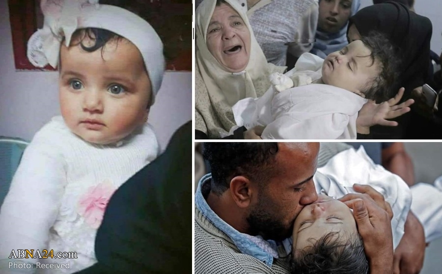 Video: Israeli savage forces murdered 8 month-old girl, Laila Anwar al-Ghandour in Gaza.  