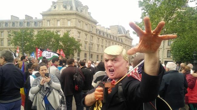 Manifestations à Paris contre la barbarie d'Israël