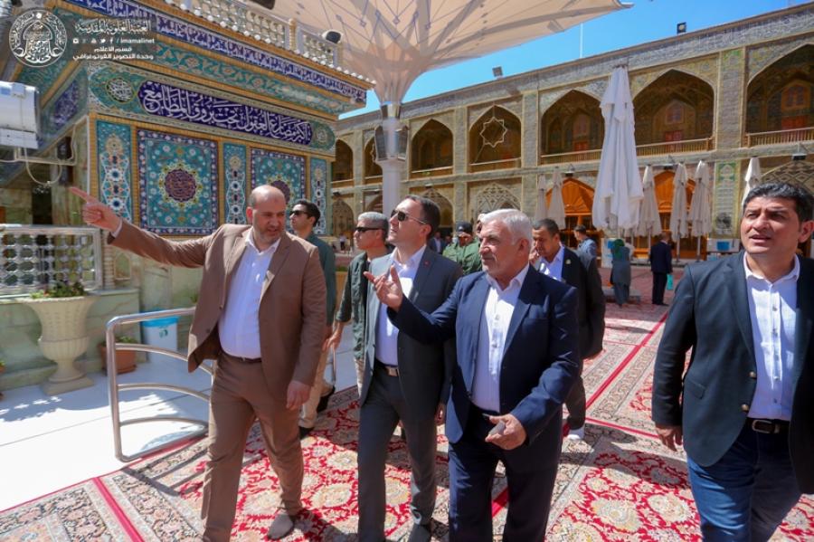 السفير التركي في العراق: نتباهى بحكمة وشجاعة الإمام علي وأهل البيت (ع)+(صور)