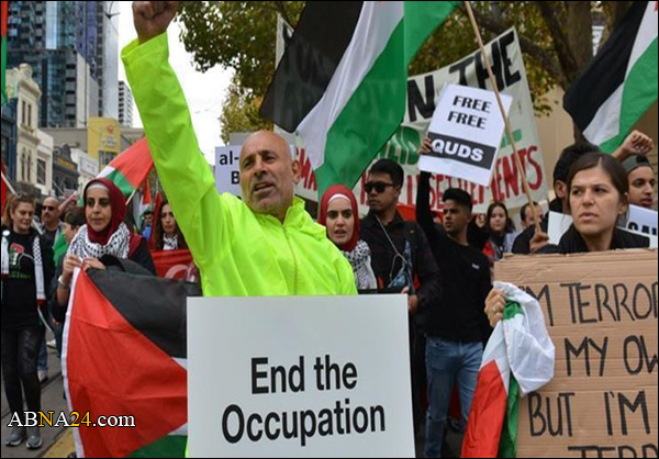 تظاهرة في ملبورن الأسترالية للتنديد بـ"مجزرة الاحتلال" في غزة