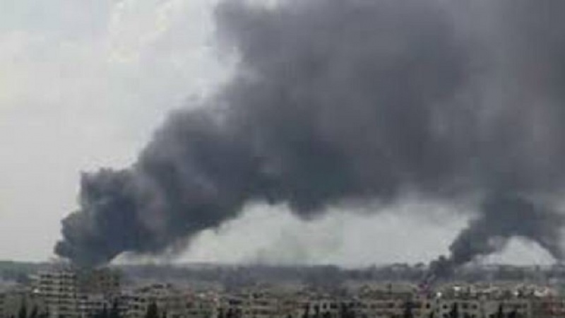 Detonation nahe Flughafen Hama in Syrien