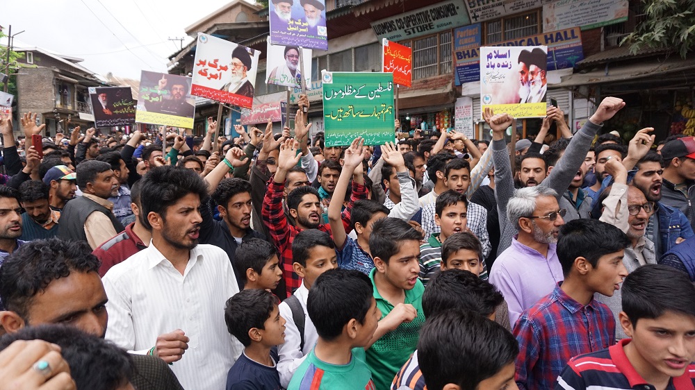 فلسطینیوں کے حالیہ قتل عالم کے خلاف انجمن شرعی شیعیان کا احتجاجی مظاہرہ 