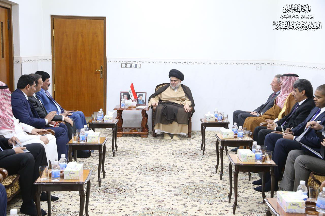 نجف اشرف میں سعودی سفیر کی مقتدا الصدر سے ملاقات