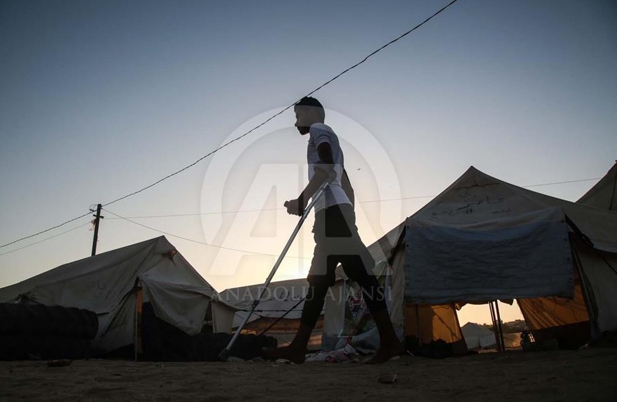 “Los Palestinos de Gaza Reciben el Bendito Mes de Ramadán en un Campo de Refugiados”