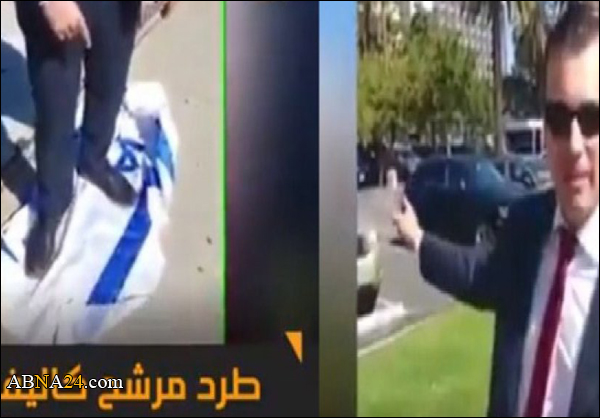 ماذا فعل مرشح جمهوري بـ"العلم الصهيوني" بعد طرده من الكونغرس + (فيديو)