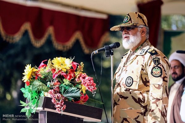 امریکہ کے علاقہ میں قائم فوجی اڈوں میں موجود ہتھیاروں کے بارے میں علم ہے: جنرل پوردستان