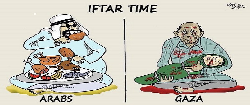 Karikatür: Gazze'deki olaylara sessiz kalan Arap liderler