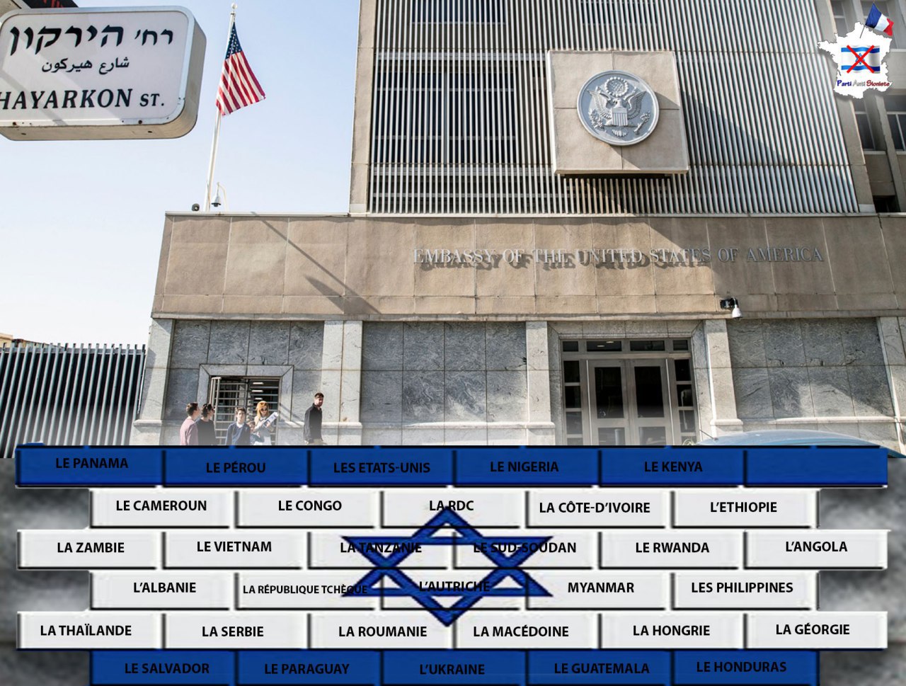 32 pays conviés à l’inauguration de l’ambassade des États-Unis à Al-Qods