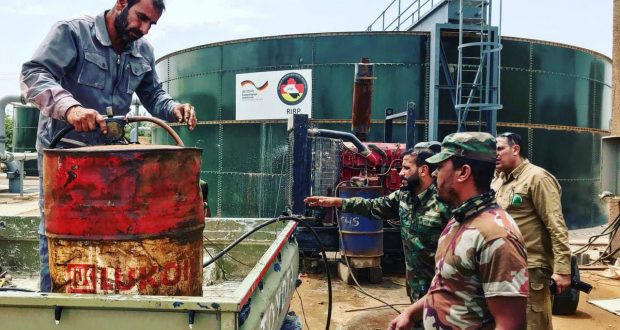 "الحشد الشعبي" يوفر الأمن والماء لاقصى مدينة حدودية في الأنبار