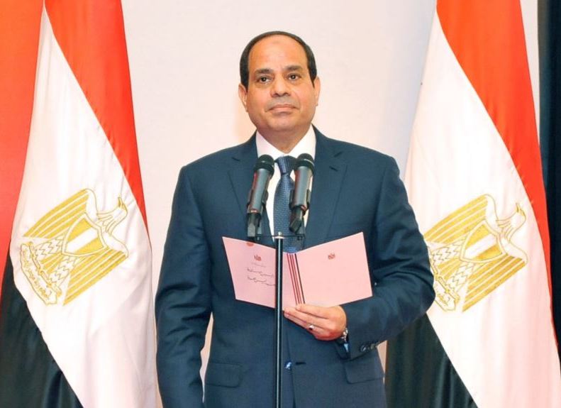 الرئيس المصري "عبد الفتاح السيسي" يؤدي اليمين الدستورية لولاية ثانية