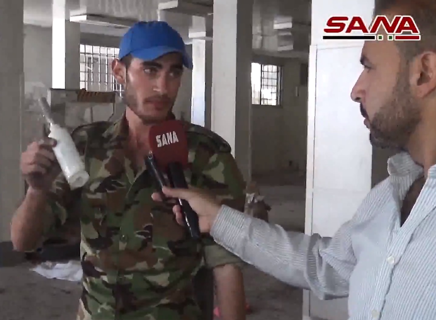 Siria halla Material Químico Saudí en Taller de Terroristas