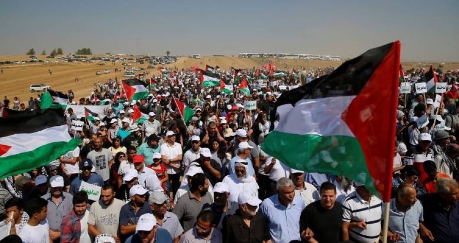 الفلسطينيون يشاركون في «مليونية القدس» إحياءً لذكرى نكسة 1967