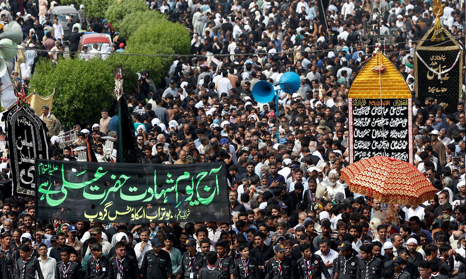 یوم امیر المومنین (ع) پر پاکستان بھر میں جلوس ہائے عزا کا انعقاد