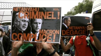 Réception de Netanyahu en France avec des marches et des manifestations