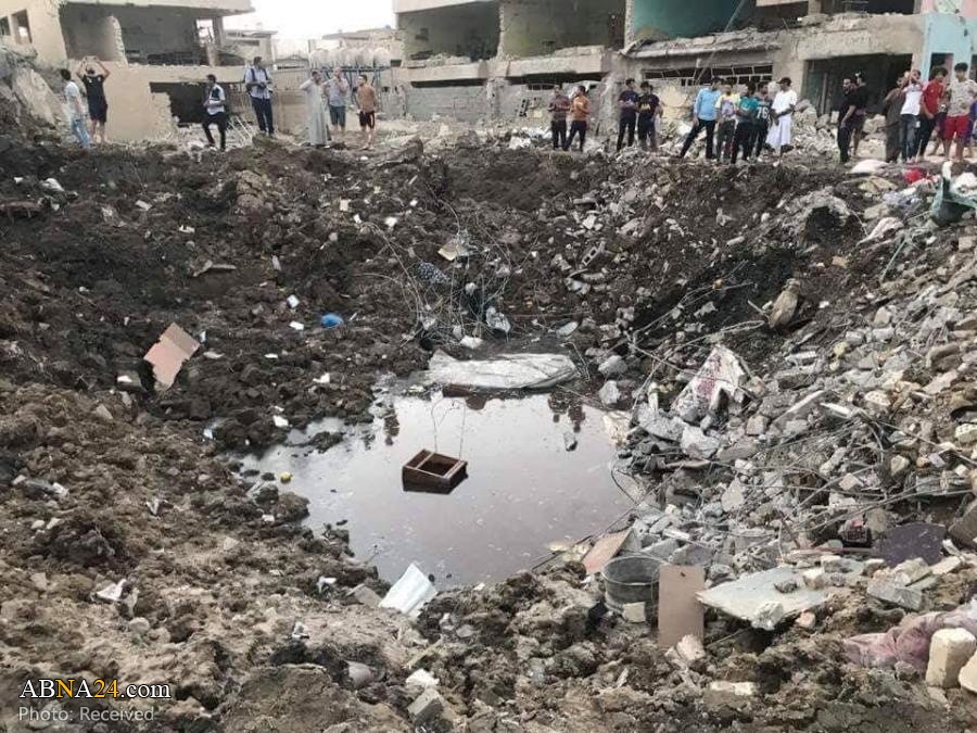 Photos: Deadly twin blasts hit a Shia mosque in Baghdad 