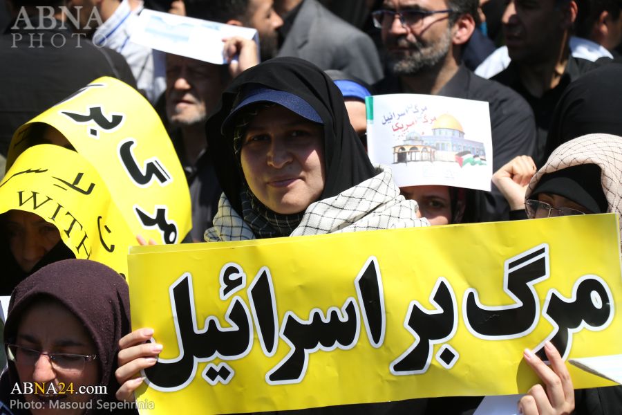 تقرير مصور/ مسيرات جماهيرية في يوم القدس العالمي بمدينة تبريز الايرانية