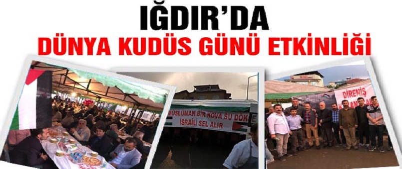 Iğdır’da Dünya Kudüs Günü Etkinliği