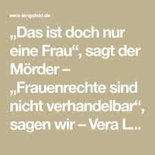 „Das ist doch nur eine Frau“