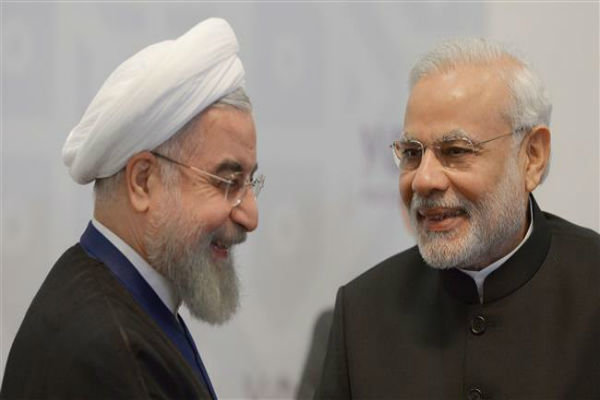 ہندوستانی وزير اعظم اور ایرانی صدر کی ملاقات