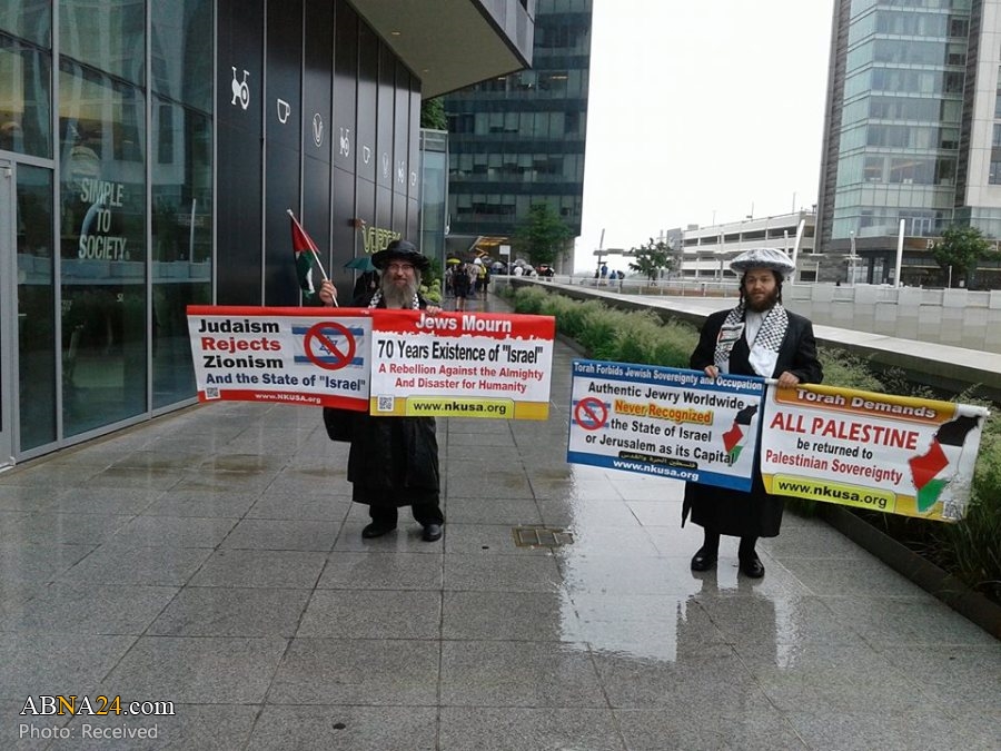 Photos: Quds Day - Rabbis joined a demonstration in Virginia (U.S.) to protest '70 years of Zionist occupation of Palestine'