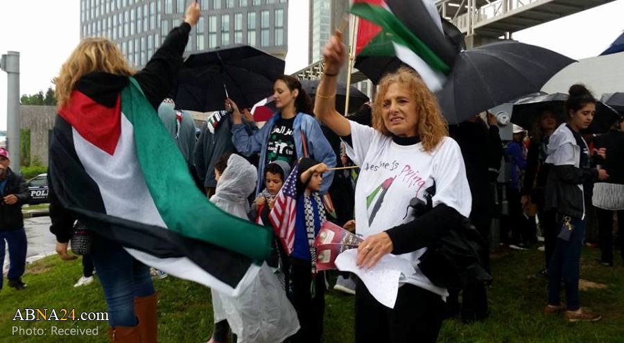 تقرير مصور/ اليهود يشاركون بمسيرات يوم القدس العالمي في مدينة فرجينيا الامريكية