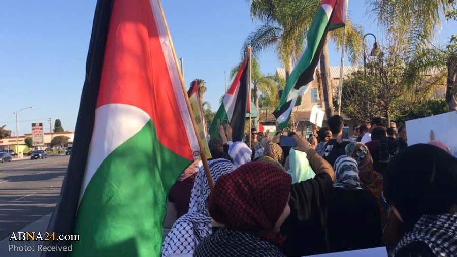 تقرير مصور/ وقفة تضامنية بيوم القدس العالمي في لوس أنجلوس الامريكية