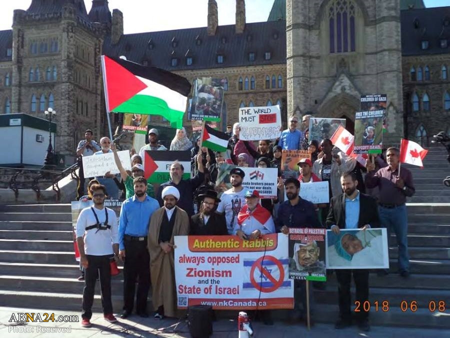 “Se Conmemoró el Día Mundial de Al-Quds en la Capital de Canadá”