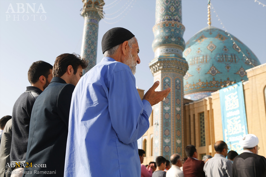 تقرير مصور/ إقامة صلاة العيد في مسجد جمكران المقدس