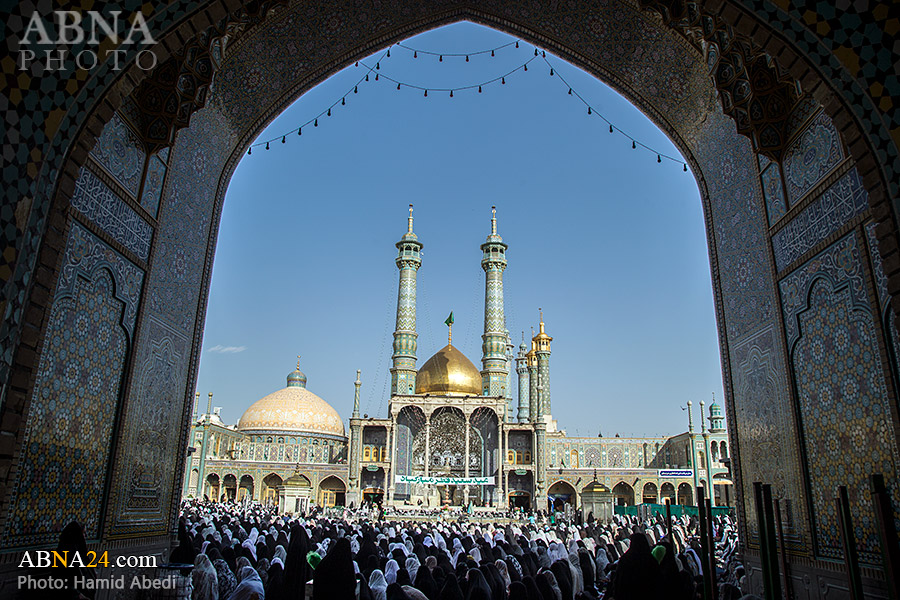 تقرير مصور/ إقامة صلاة العيد في حرم السيدة المعصومة (ع)