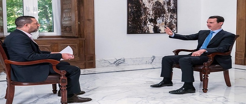 Beşşar Esad: İran Suriye halkını savunmada savaşa girmiş ve bu yolda kan vermiş bedel ödemiş bir ülkedir