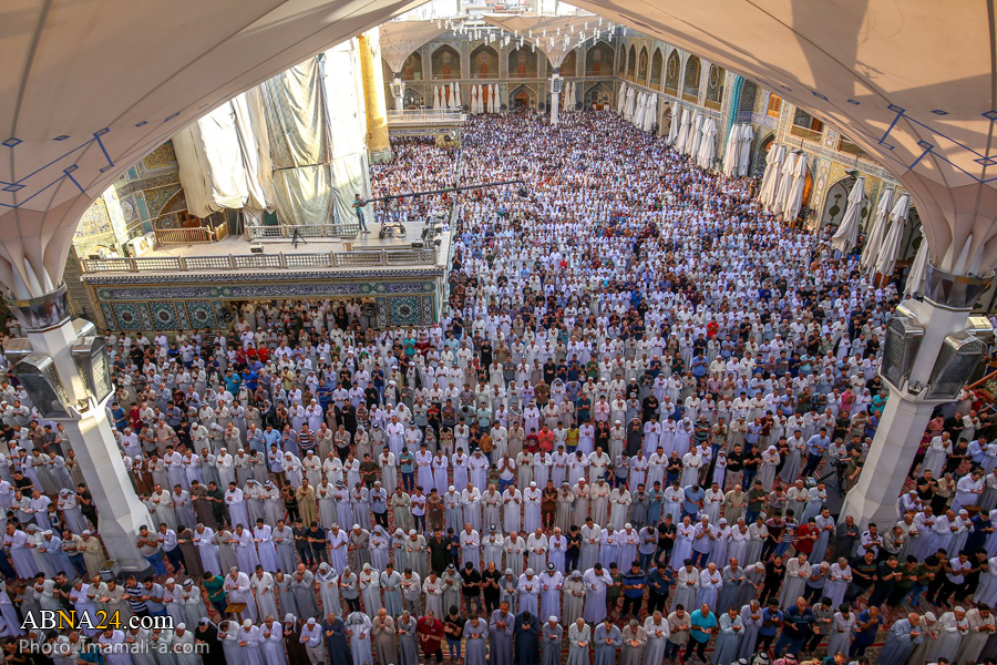 Photos: Eid Al-Fitr prayer held at Imam Ali Holy Shrine 