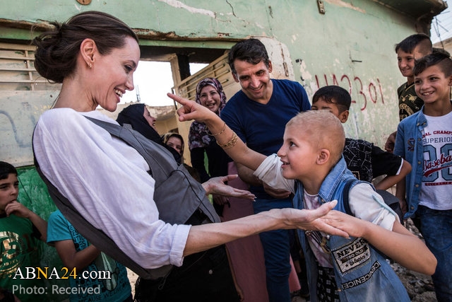 Angelina Jolie urges efforts to rebuild Mosul: 'Worst devastation I've seen'