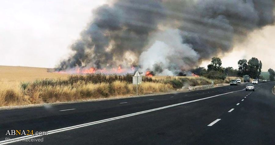 Gaza flaming kites spark fire in Kissufim lands