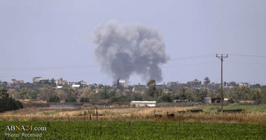 Israeli drone hit east of Gaza, two Palestinians injured