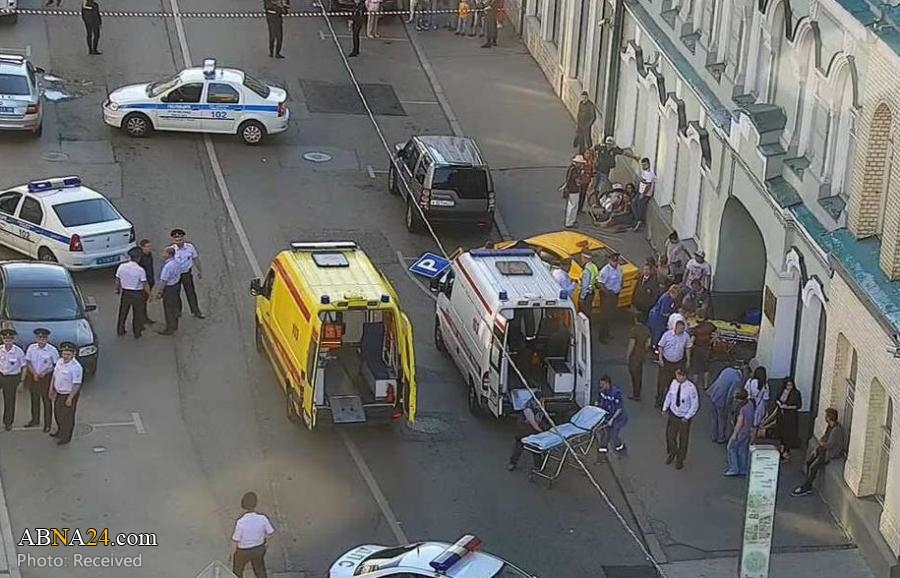 Russia: Taxi runs into crowd in central Moscow, 8 injured