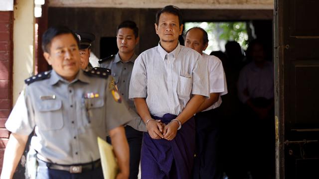 ေသနတ္သမားၾကည္လင္းအမႈတြဲမွ ေအာင္ဝင္းေဇာ္အား လက္နက္မႈမွ တရားရွင္လႊတ္ေပး