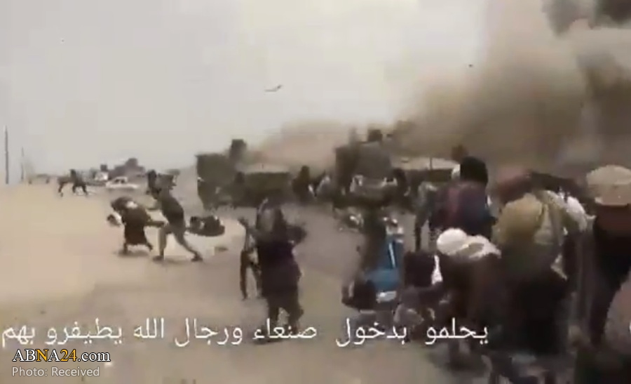 Video: The Moment of Targeting Saudi Invaders, Mercenaries at the Time of Their Gathering