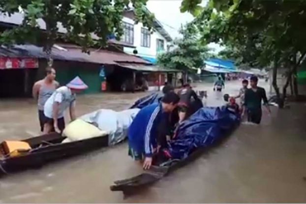 ေရးၿမဳိ႕တြင္ ေရေဘးဒဏ္ခံခဲ့ရသည့္ ေစ်းဆိုင္မ်ား ျပန္မဖြင့္လွစ္ႏိုင္ေသး