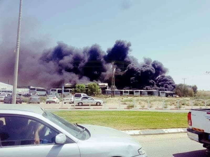 اندلاع 26 حريقا في مستوطنات محيطة بقطاع غزة+(صور)