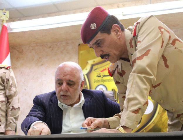 العبادي يعلن عن اجراءات سريعة وعمليات نوعية للقضاء على الخلايا الارهابية
