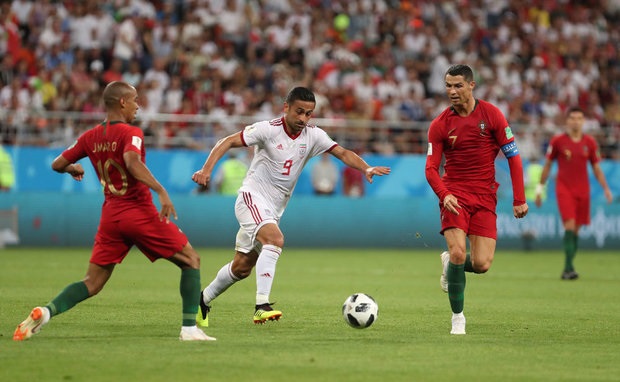 ایران اور پرتگال کے درمیان میچ 1- 1 گول سے برابر رہا