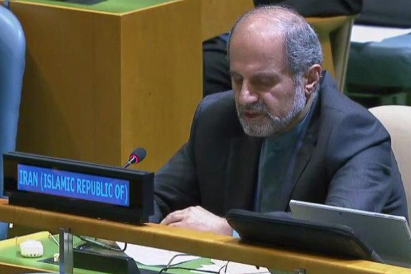 イラン国連次席大使、「占領下にある人々の闘争をテロ行為と見なすべきではない」