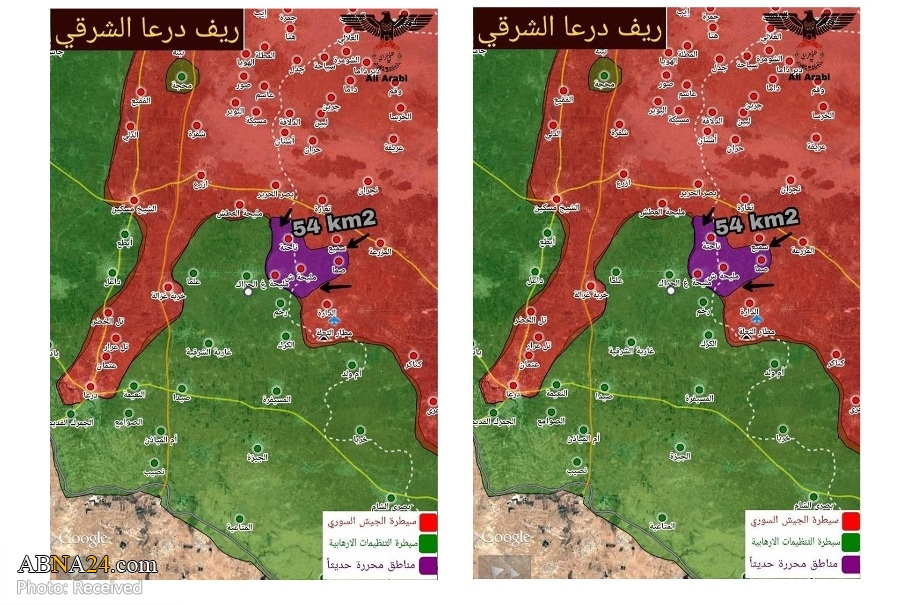 Syrian Army captures 54km2 of territory in east Daraa – map