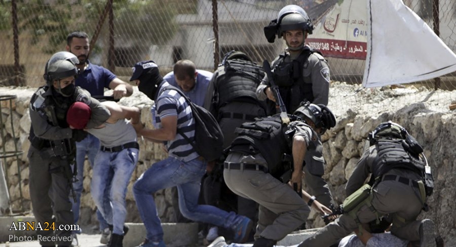 Zionist occupation forces detains 11 Palestinians including married couple in West Bank