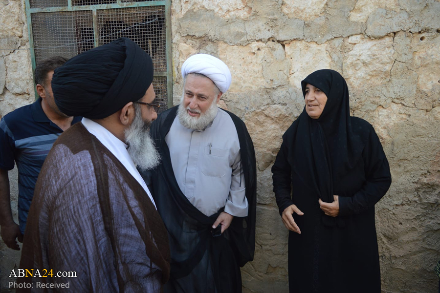 تقرير مصور/ ممثل قائد الثورة الاسلامية يتفقد عوائل الشهداء في نُبل والزهراء السوريتين