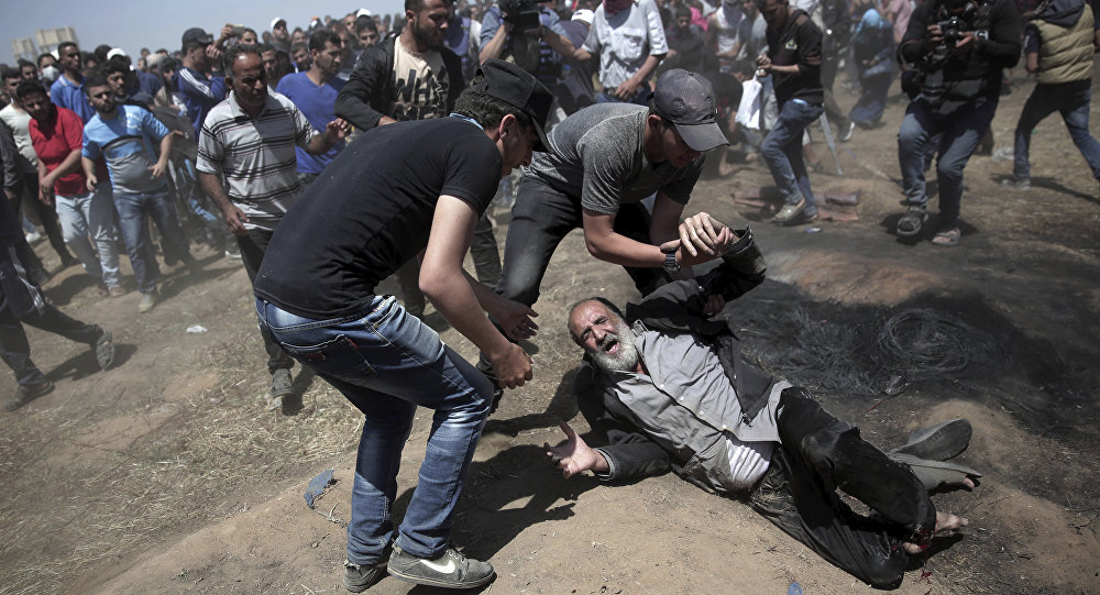 Dois palestinos são mortos em protesto